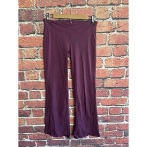 Athleta Womens Purple Flared Leggings Size Medium Athletic Comfortable Pull On